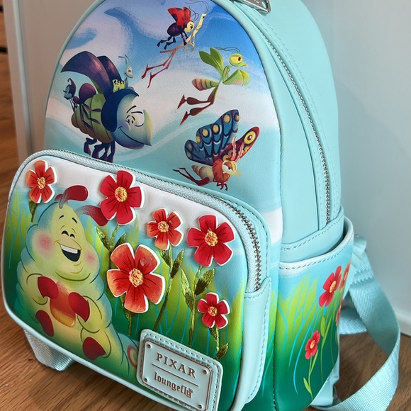 NEW Loungefly Pixar It’s A Bugs Life mini backpack - Picture 3 of 10